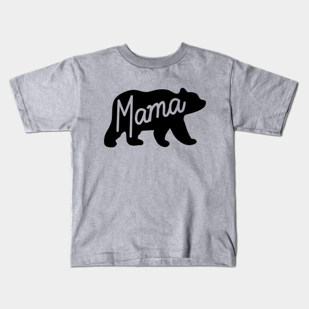 Mama Bear Kids T-Shirt by PodDesignShop